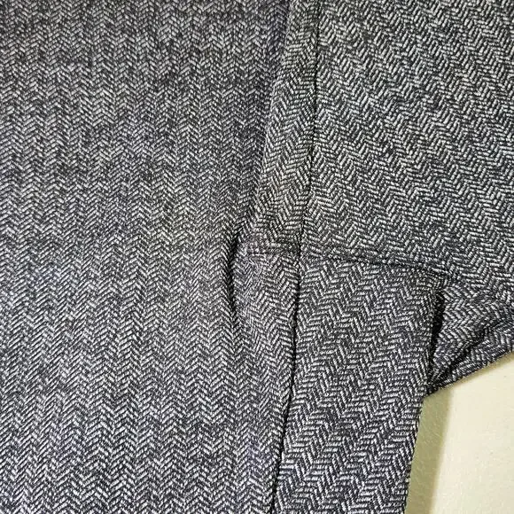 Athleta Mid Rise Black Herringbone Mercer Tight Pants Women's Size Medium - Picture 4 of 6